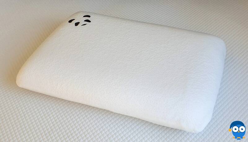 Panda Toddler pillow from side